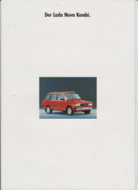 Lada Nova Kombi Broschüre Juni 1990