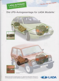 Prospekt LPG Ausgasanlage für Lada Modelle
