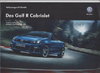 VW Golf R Cabriolet Preisliste Technik  12- 2012