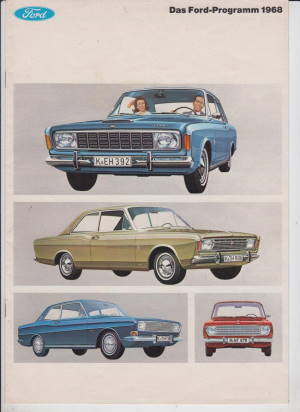 Ford Programm Prospekt 1968