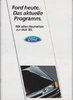 Ford Programm Prospekt 1985
