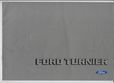 Ford Turnier Programm 1980 Prospekt