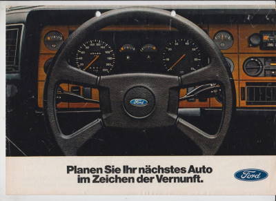 Ford Programm 1978 Prospekt