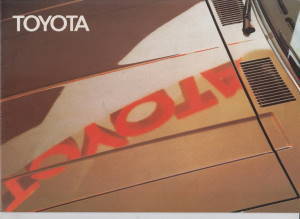 alter Toyota Autoprospekt 1981