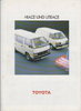 Hiace und Liteace Toyota Prospekt 1983