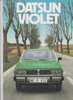 Datsun Violet  Broschüre Prospekt