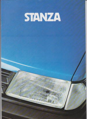 Datsun Stanza Prospekt 1981 Kult pur