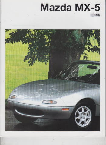 Prospekt 1993 Mazda MX-5