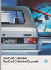 VW Golf Cabriolet Quartett 1991