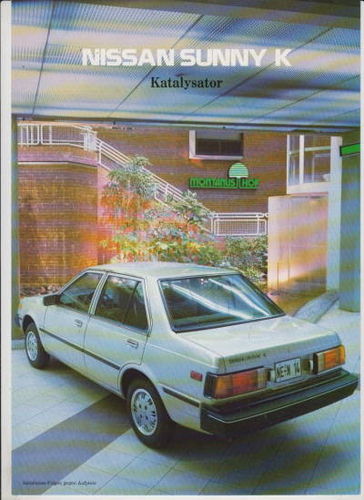 Autoprospekt Nissan Sunny K