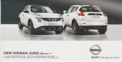 Autoprospekt Nissan Juke eleven