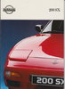 Autoprospekt Nissan 200 SX 1992