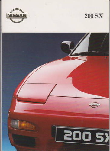 Broschüre Nissan 200 SX 1991