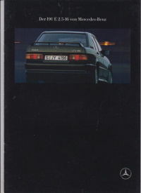 Prospekt Mercedes 190 - 2,5-16 1989
