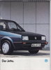 Klasse Autoprospekt 1986 VW Jetta