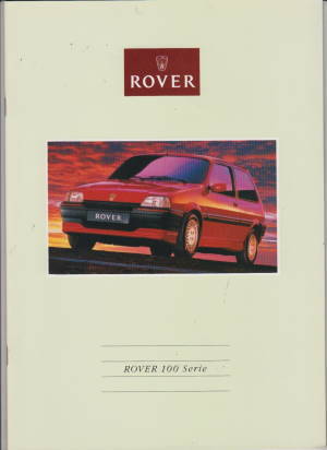 Rover 100 Serie Autoprospekt 1990