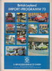 Prospekt British Leyland Importprogramm  1973