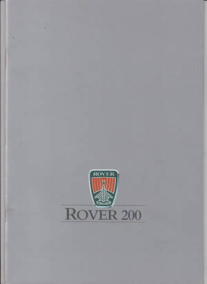 Autoprospekt Rover 200