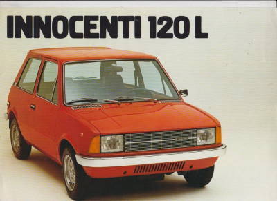 Innocenti 120 L Autoprospekt 1978