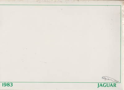 KFZ-Prospekt Jaguar XJ 1983