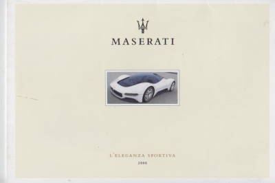KFZ-Prospekt Maserati 2006