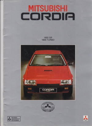 Prospekt Mitsubishi Cordia 1600 SR und Turbo 1983