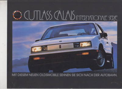 Autoprospekt Oldsmobile Cutlass Calais