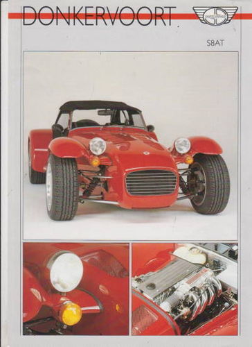 Autoprospekt Donkervoort S8 AT