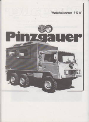 KFZ-Prospekt Steyr Puch Pinzgauer Werkstattwagen 712 W