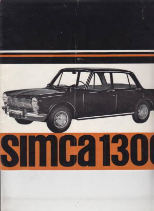 Autoprospekt Simca 1300