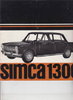 Autoprospekt Simca 1300