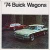 alter Autoprospekt Buick Wagons USA 1974