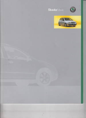 Autoprospekt Skoda Fabia 8- 2002