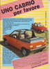 Fiat Uno Cabrio Autoprospekt