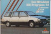 Mitsubishi Prospekt 1983 Programm