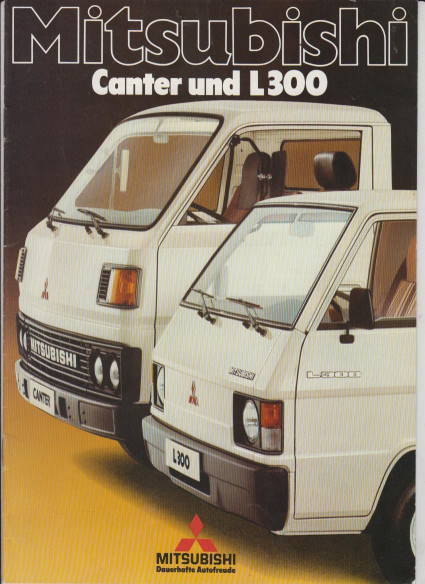 Prospekt Mitsubishi Nutzfahrzeuge 1981