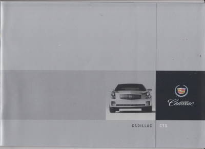 Autoprospekt Cadillac CTS 2004