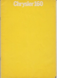 Chrysler 160 Prospekt 1971 englisch