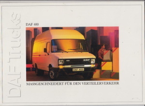Daf 400 toller alter Prospekt