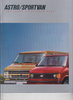 Autoprospekt Chevrolet Astro Sportvan 1987