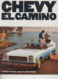alter Autoprospekt Chevrolet El Camino