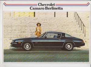 Autoprospekt Chevrolet Camaro Berlinetta