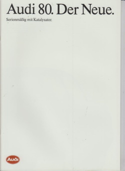 Der neue Audi 80 1987