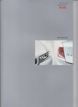 Broschüre Katalog Audi A4 Details 1999
