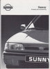 Technikprospekt Nissan Sunny 1991