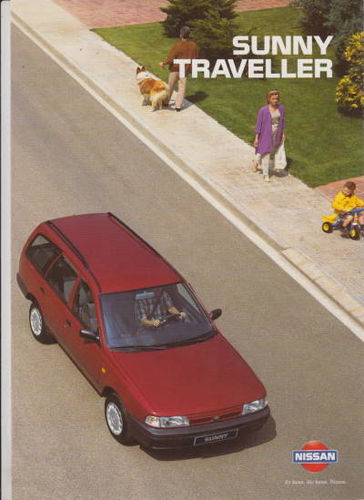 Autoprospekt Nissan Sunny Traveller 1996
