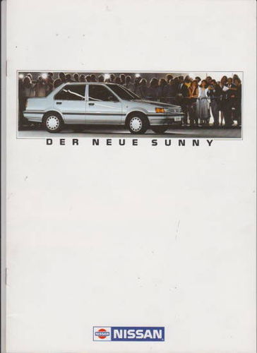 Autoprospekt Nissan Sunny 1986
