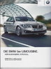 BMW 5er Limousine Autoprospekt I - 2014