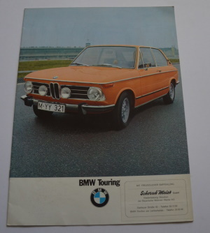 Prospekt 1972 BMW 1600 - 2000  Touring