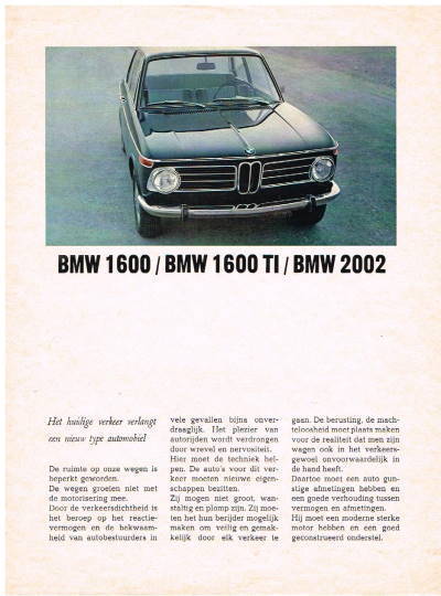 BMW 1600 - 1600 TI - 2002 Prospekt